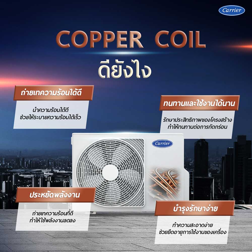 แอร์คอยล์ทองแดง และ คอยล์อลูมิเนียม ดีแตกต่างกันยังไง